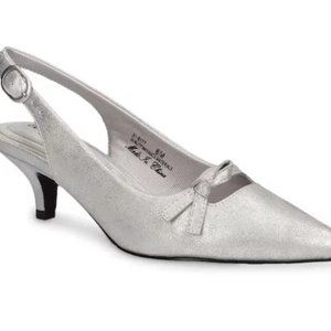 Easy Street Emerin Women's Wide Width Dress Slingback Pumps